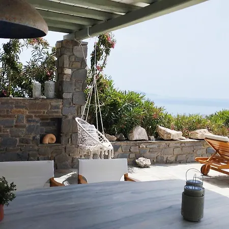 Akakies Summer House With Breathtaking Aegean View 别墅 Aspro Chorio