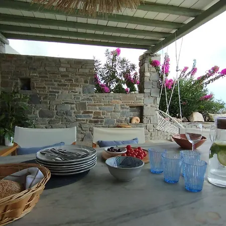 Akakies Summer House With Breathtaking Aegean View Aspro Chorio