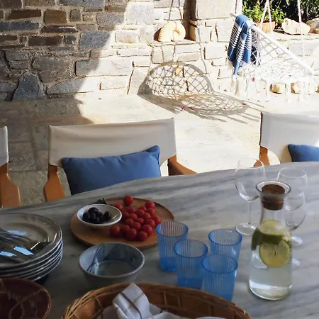 Vila Akakies Summer House With Breathtaking Aegean View Aspro Chorio